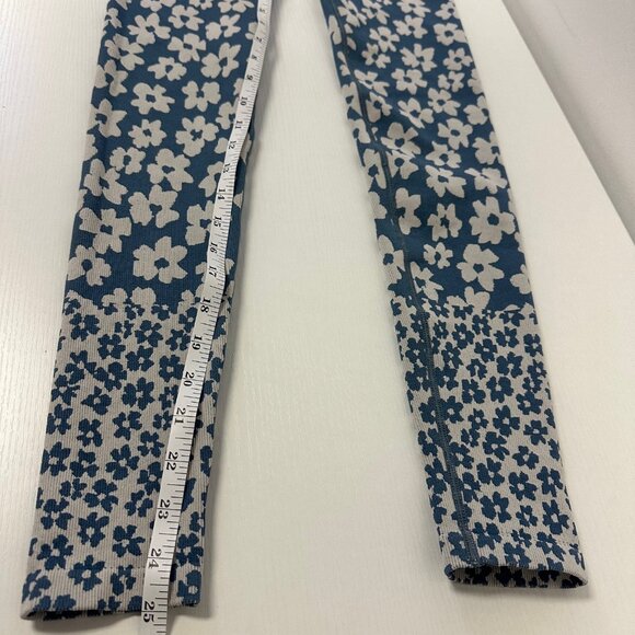 Spiritual Gangster Love Sculpt Jacquard Legging in Blue Daisy Print XS/S - Picture 5 of 9